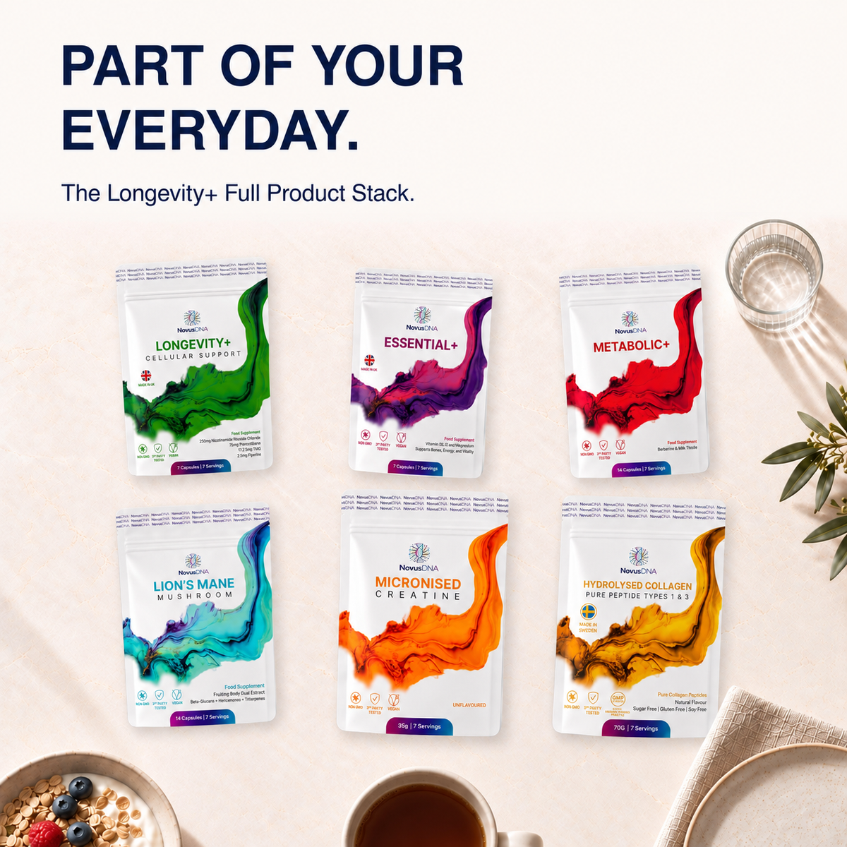 Longevity+ Full Stack | 7 Servings