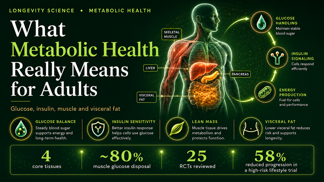 What Metabolic Health Really Means for Adults: Glucose, Insulin, Muscle and Visceral Fat