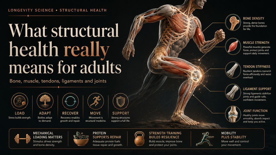 What Structural Health Really Means for Adults: Bone, Muscle, Tendons, Ligaments and Joints