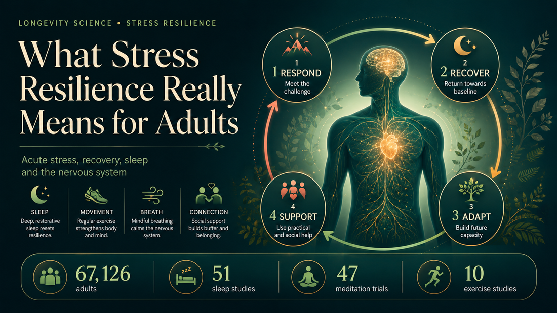 What Stress Resilience Really Means for Adults: Acute Stress, Recovery, Sleep and the Nervous System