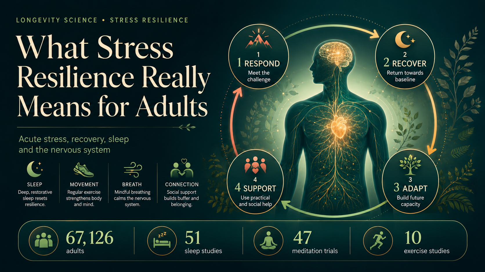 What Stress Resilience Really Means for Adults: Acute Stress, Recovery, Sleep and the Nervous System