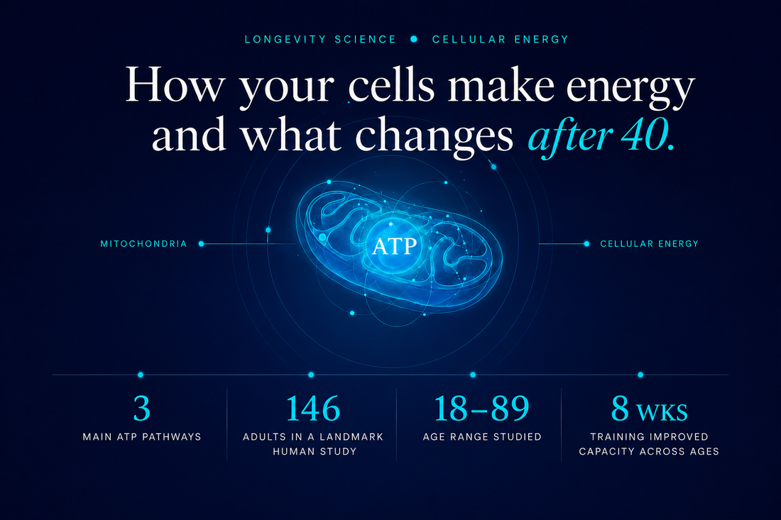 How Your Cells Make Energy: ATP, Mitochondria and What Changes After 40