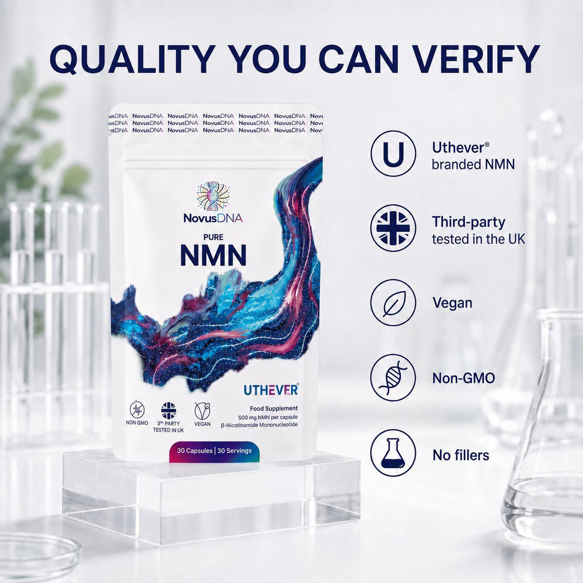 Pure NMN (30 Capsules)